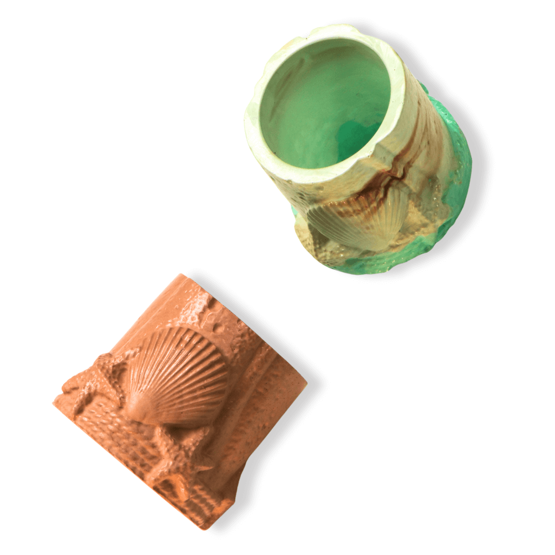 Coastal Shell Organizer – Brush and Pen Holder - Studio Salcette